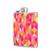 Geometrisch driehoekspatroon heupfles (Links)