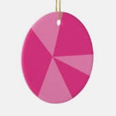 Geometrisch driehoekspatroon keramisch ornament (Rechts)