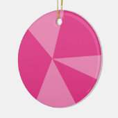 Geometrisch driehoekspatroon keramisch ornament (Links)