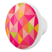 Geometrisch driehoekspatroon keramische knop (Rechts)