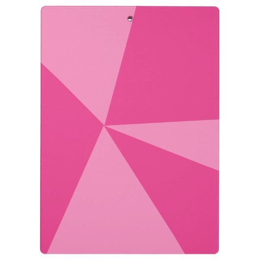 Geometrisch driehoekspatroon klembord (Achterkant)