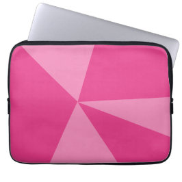 Geometrisch driehoekspatroon laptop sleeve