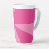 Geometrisch driehoekspatroon latte mok (Rechterhoek)