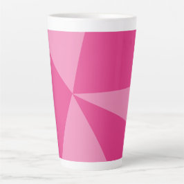 Geometrisch driehoekspatroon latte mok