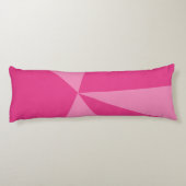 Geometrisch driehoekspatroon lichaamskussen (Achterkant)