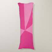 Geometrisch driehoekspatroon lichaamskussen (Voorkant Verticaal)