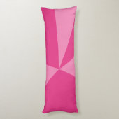 Geometrisch driehoekspatroon lichaamskussen (Achterkant (Verticaal))