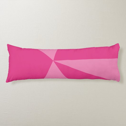 Geometrisch driehoekspatroon lichaamskussen (Voorkant)