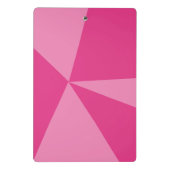 Geometrisch driehoekspatroon mini klembord (Achterkant)