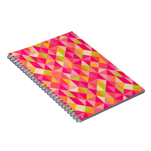 Geometrisch driehoekspatroon notitieboek (Rechterzijde)