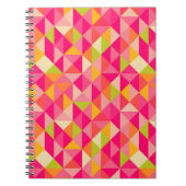 Geometrisch driehoekspatroon notitieboek (Voorkant)