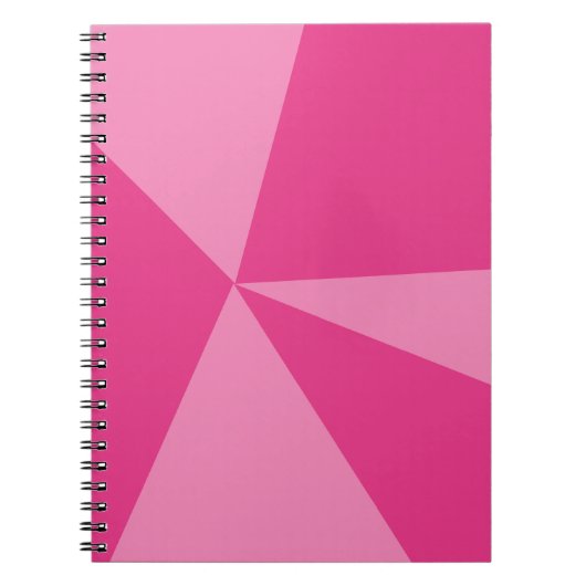 Geometrisch driehoekspatroon notitieboek (Voorkant)