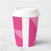 Geometrisch driehoekspatroon papieren bekers (Rechts)