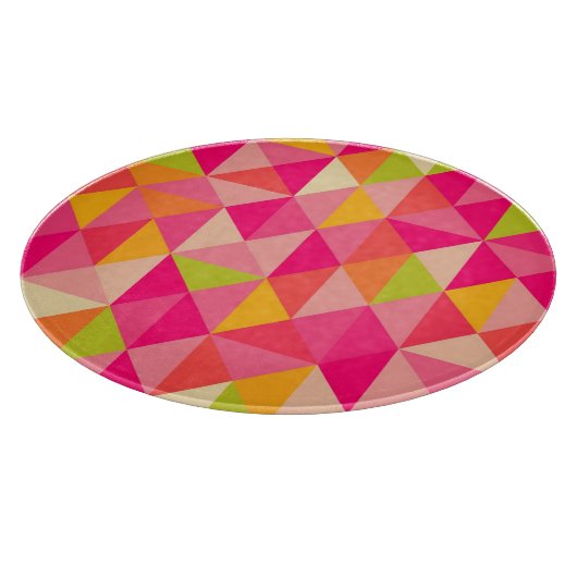 Geometrisch driehoekspatroon snijplank (Hoek)