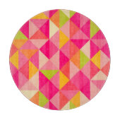 Geometrisch driehoekspatroon snijplank (Voorkant)