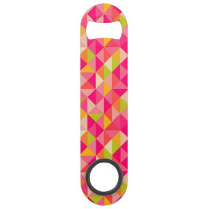 Geometrisch driehoekspatroon speed flessenopener