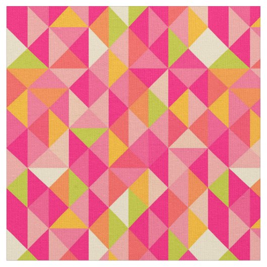 Geometrisch driehoekspatroon stof (Close Up)