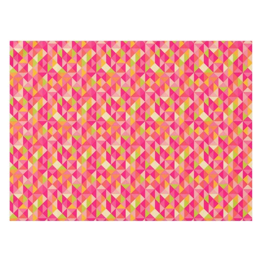 Geometrisch driehoekspatroon tafelkleed (Voorkant (Horizontaal))