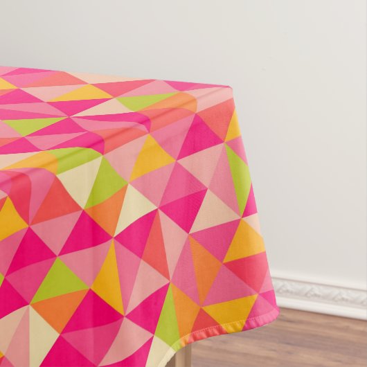 Geometrisch driehoekspatroon tafelkleed (Voorbeeld)
