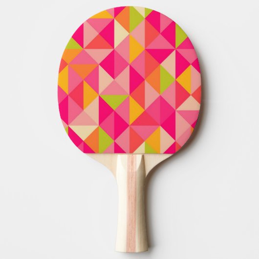 Geometrisch driehoekspatroon tafeltennisbatje (Voorkant)