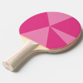 Geometrisch driehoekspatroon tafeltennisbatje (Voorkant Gekanteld)