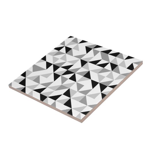 Geometrisch driehoekspatroon tegeltje (Zijkant)