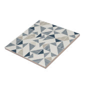 Geometrisch driehoekspatroon tegeltje (Zijkant)