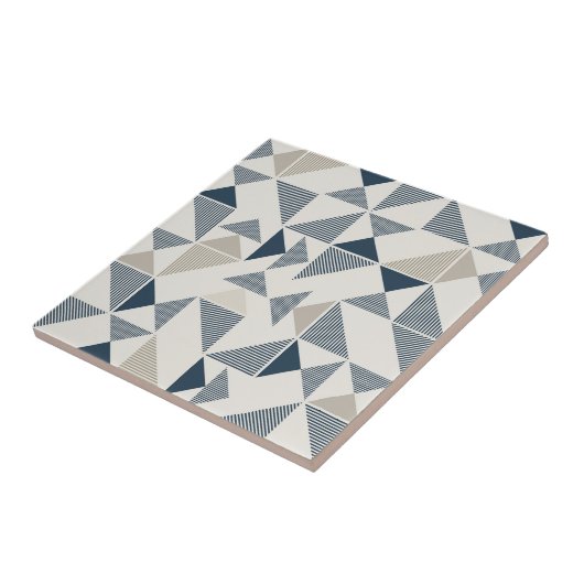 Geometrisch driehoekspatroon tegeltje (Zijkant)