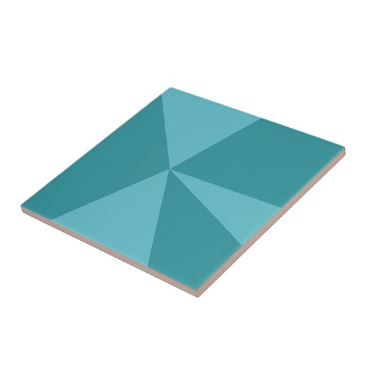 Geometrisch driehoekspatroon tegeltje (Zijkant)