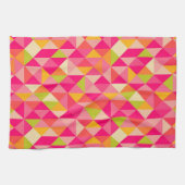 Geometrisch driehoekspatroon theedoek (Horizontaal)