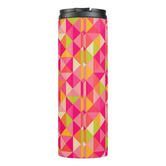 Geometrisch driehoekspatroon thermosbeker (Achterkant)