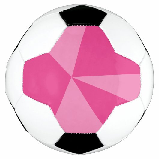 Geometrisch driehoekspatroon voetbal (Voorkant)
