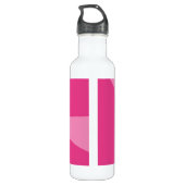 Geometrisch driehoekspatroon waterfles (Achterkant)