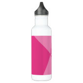 Geometrisch driehoekspatroon waterfles (Links)