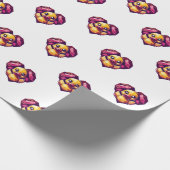 Geometrisch eendje in Crystal Heart Cadeaupapier (Hoek)