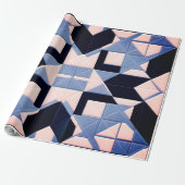 Geometrisch Elegance Wrapping Paper Cadeaupapier (Uitgerold)