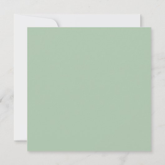 Geometrisch Elegant Goud Groen 90ste Verjaardagsfe Kaart (Achterkant)