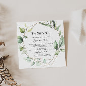 Geometrisch Elegant Goud We Doen Nog steeds Vernie Kaart