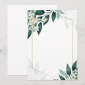 Geometrisch en Bloemen Kaart (Voorkant / Achterkant)