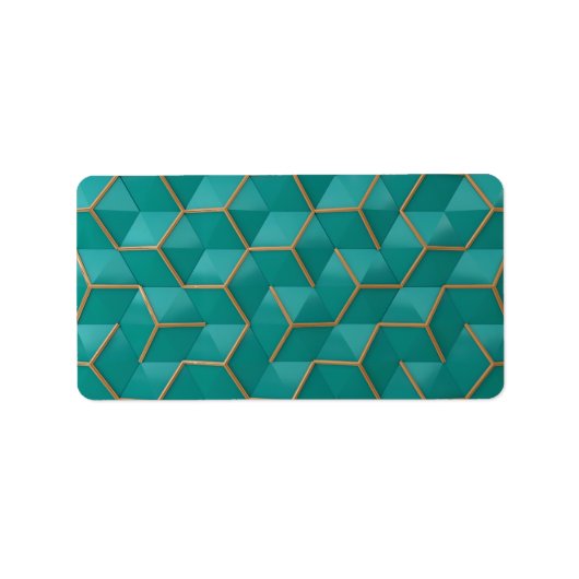 geometrisch etiket (Voorkant)