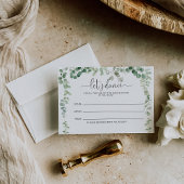 Geometrisch eucalyptus trouwlied Aanvraag Kaart