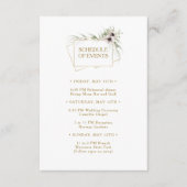 Geometrisch evenementenschema van Eucalyptus Gold Informatiekaartje (Voorkant)