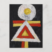 Geometrisch figuur door Marsden Hartley Feestdagenkaart (Voorkant)