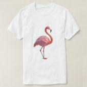 Geometrisch Flamingo T-shirt (Design voorkant)