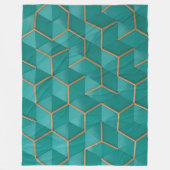 geometrisch fleece deken (Voorkant)