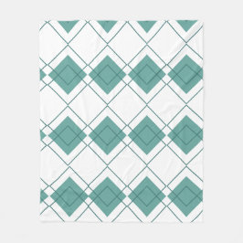 Geometrisch Fleece Deken