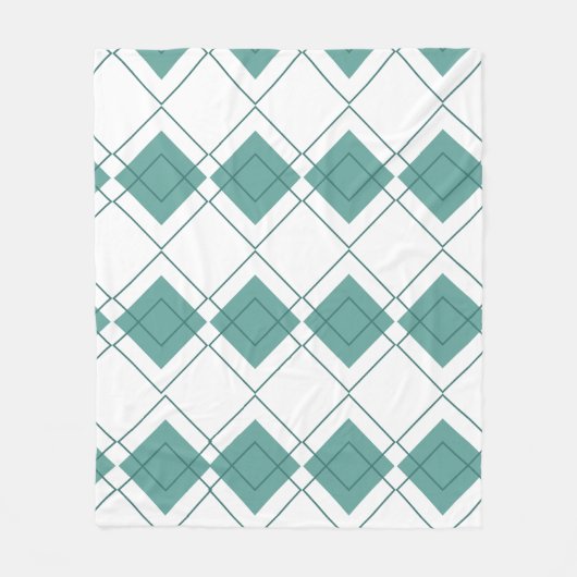 Geometrisch Fleece Deken (Voorkant)