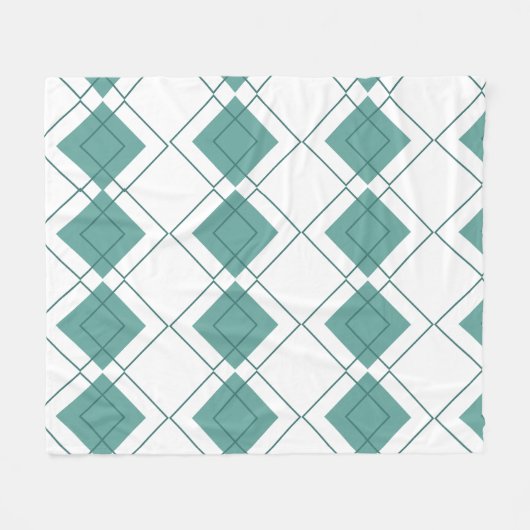 Geometrisch Fleece Deken (Voorkant (Horizontaal))