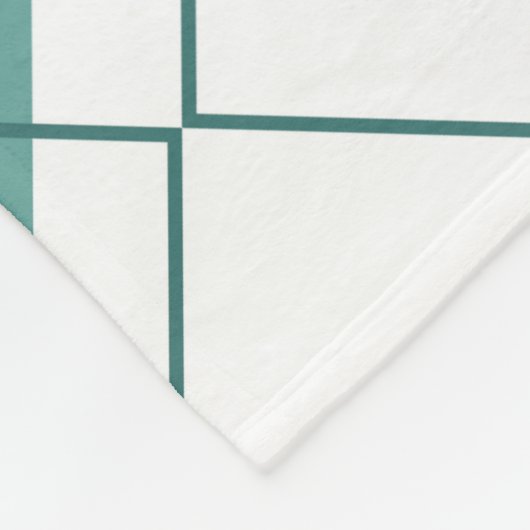 Geometrisch Fleece Deken (Hoek)