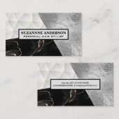 Geometrisch | FOLIE | Marmer Visitekaartje (Voorkant / Achterkant)